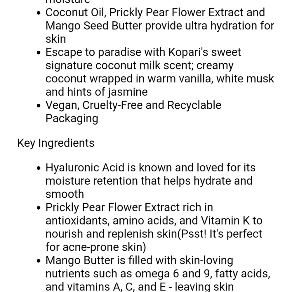 KOPARI ULTRA RESTORE BODY BUTTER HYALURONIC ACID